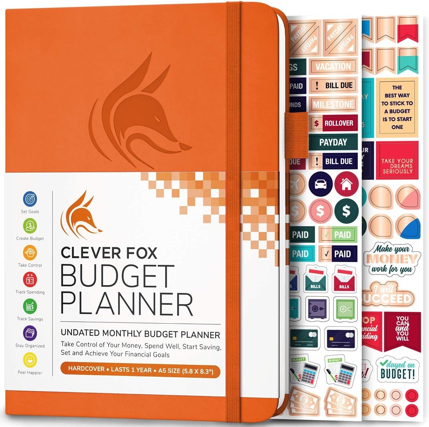 Budget Book - Expense Tracker Notebook. Monthly Budgeting Organizer,  Finance Logbook & Accounts Book to Take Control of Your Money. Undated Bill  Tracker, Start Anytime. A5 Size