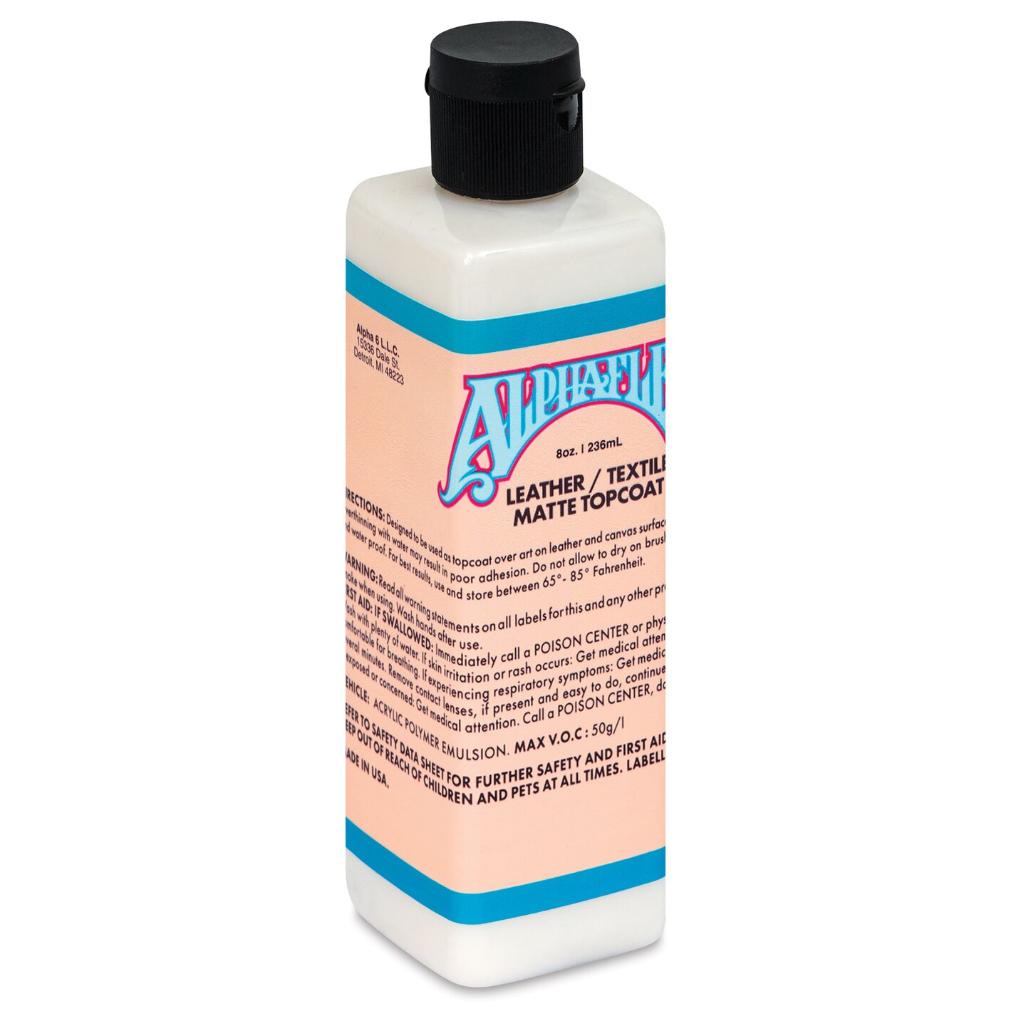 Alpha6 AlphaFlex Leather and Textile Top Coat - Matte, 8 oz