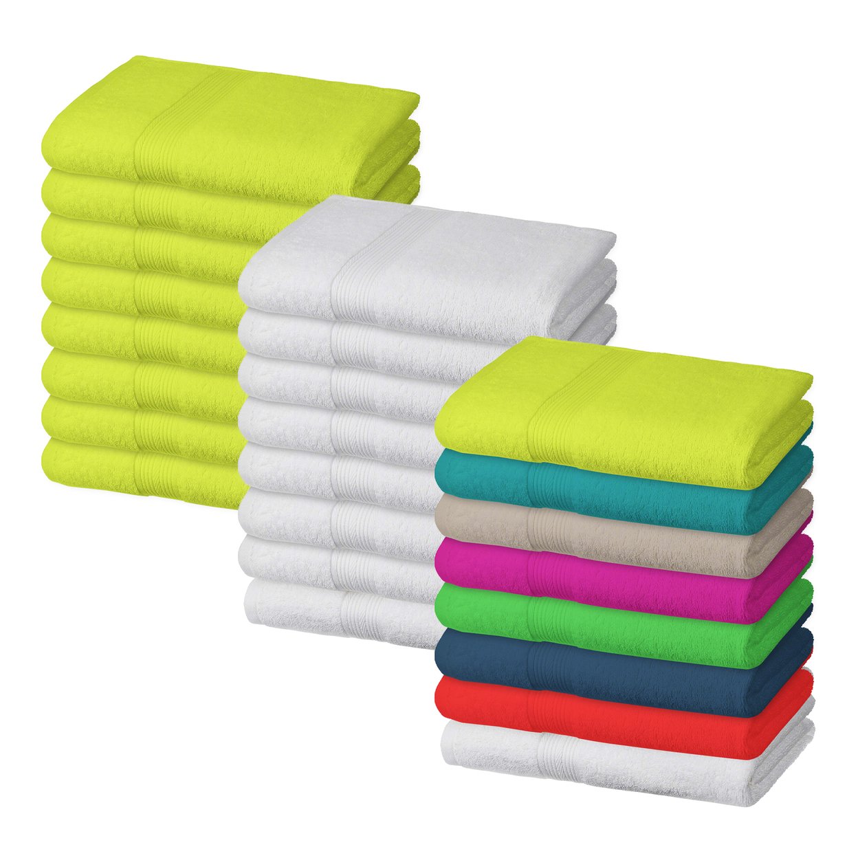 4-Pack Super Absorbent 100% Cotton Beach Bath Towels 54X27 Hotel Quality