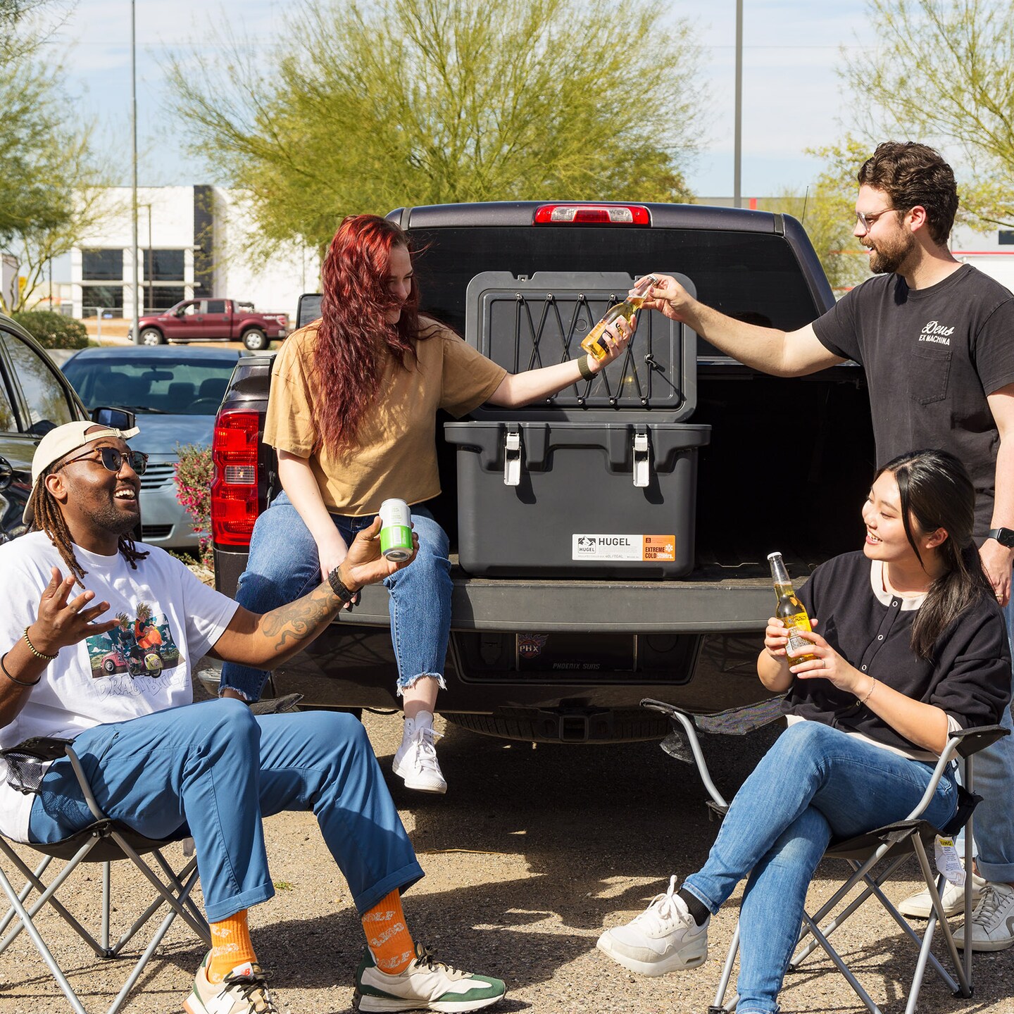 IRIS USA 44 QT Insulated Extremely Cold Cooler Box, 13 Day Ice Retention, Heavy Duty Cooler with Secure Metal Buckles and Vacuum-Insulated Panels, 1 Pack, Durable Ice Chest with Built-in Handles, Gray