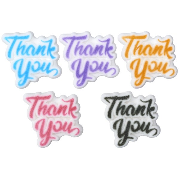 Thank You Assortment Dec-Ons&#xAE; Decorations 12ct