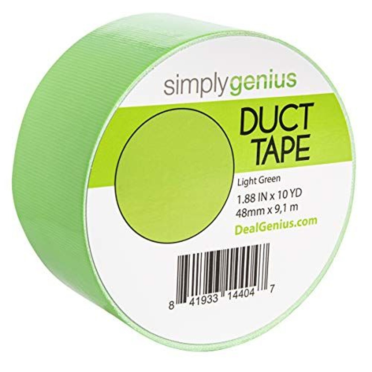 Simply Genius 1 Pack Art &#x26; Craft Duct Tape, Heavy Duty, 1.8 in x 10 yards, Craft Supplies for Kids &#x26; Adults, Colorful Tape for DIY, Craft &#x26; Home Improvement, Light Green