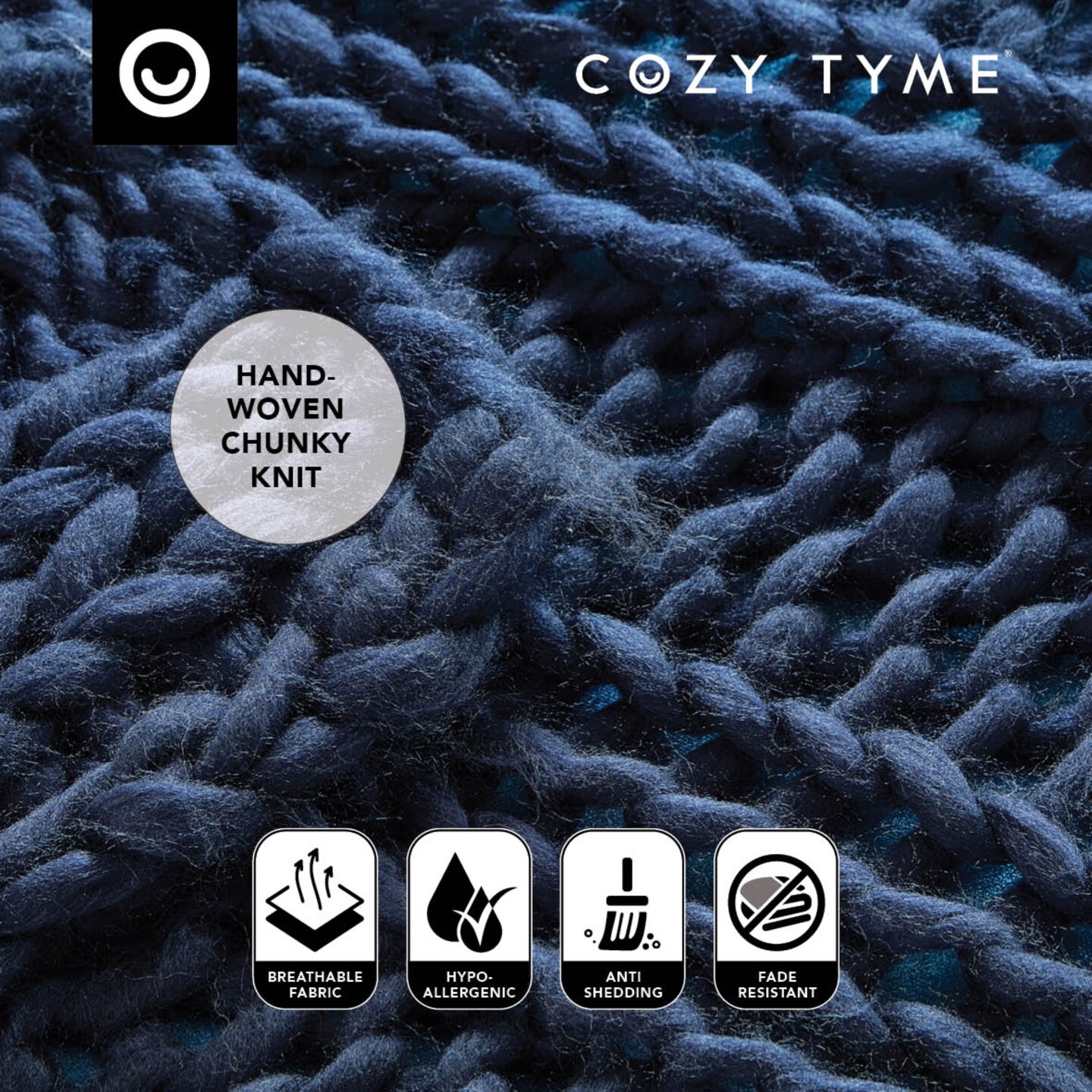Vielkis Channel Knit Throw