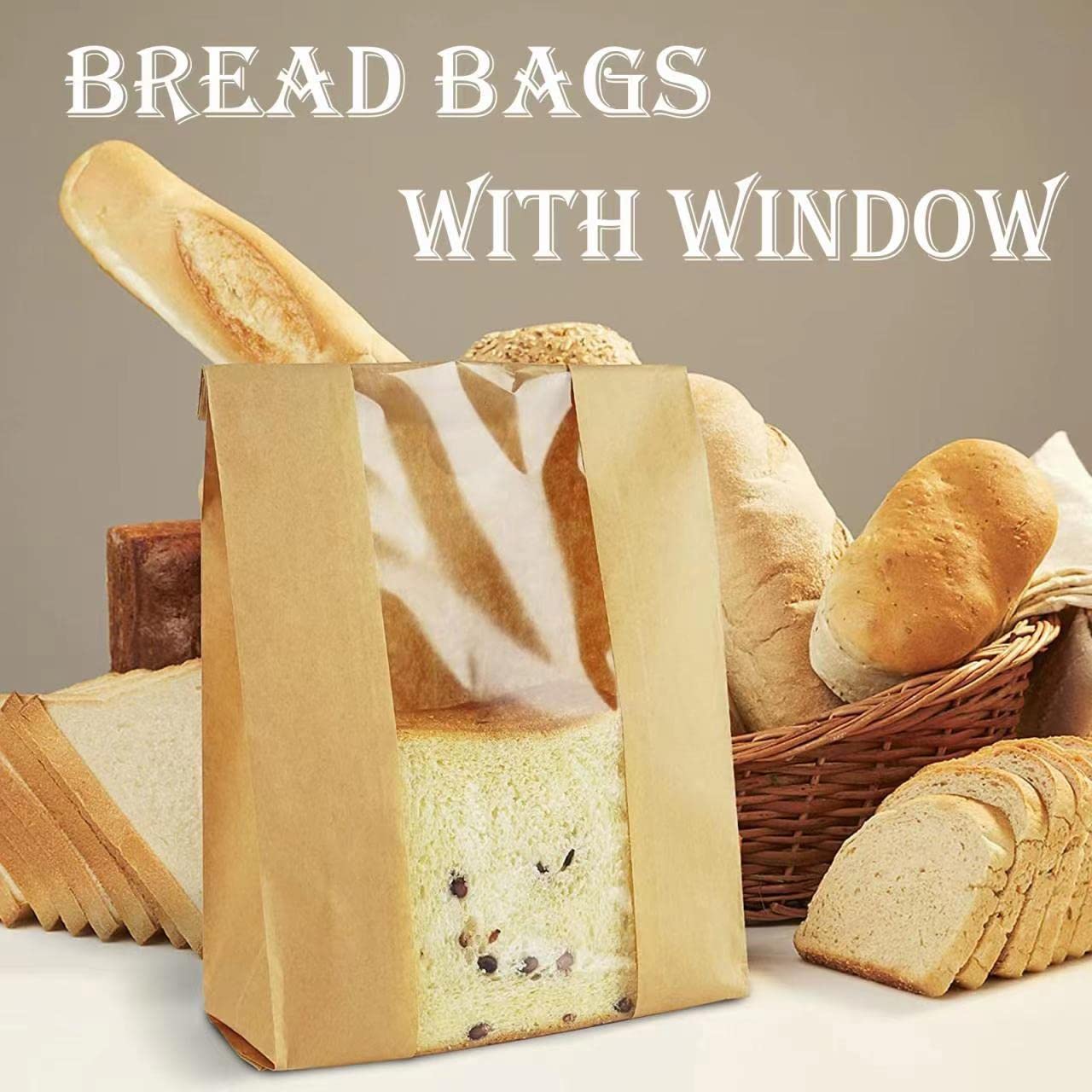 Paper Bread Bags from Wisconsin Converting Inc. Stock & Custom Sizes
