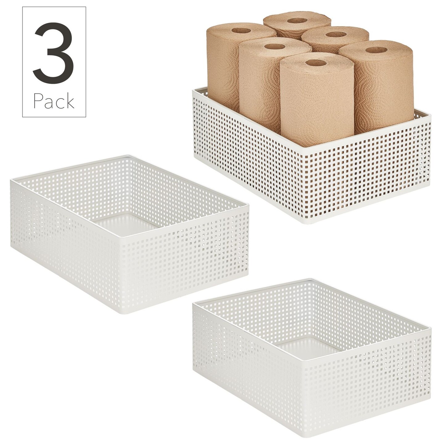 Nate Home by Nate Berkus Metal Kitchen Bin from mDesign