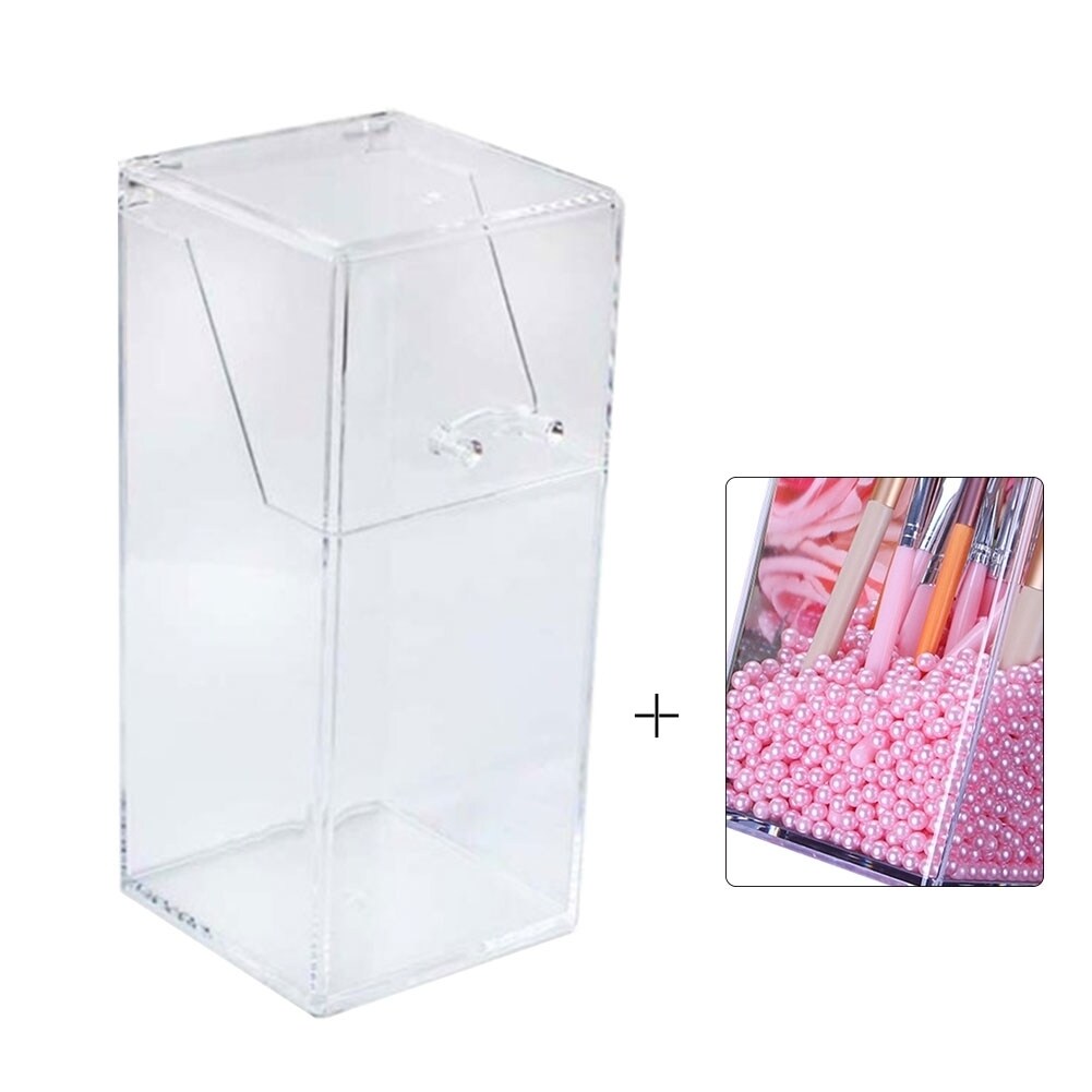 Generic Dust-proof Makeup Lipstick Brushes Holder Storage Box Organizer Cosmetic Tool