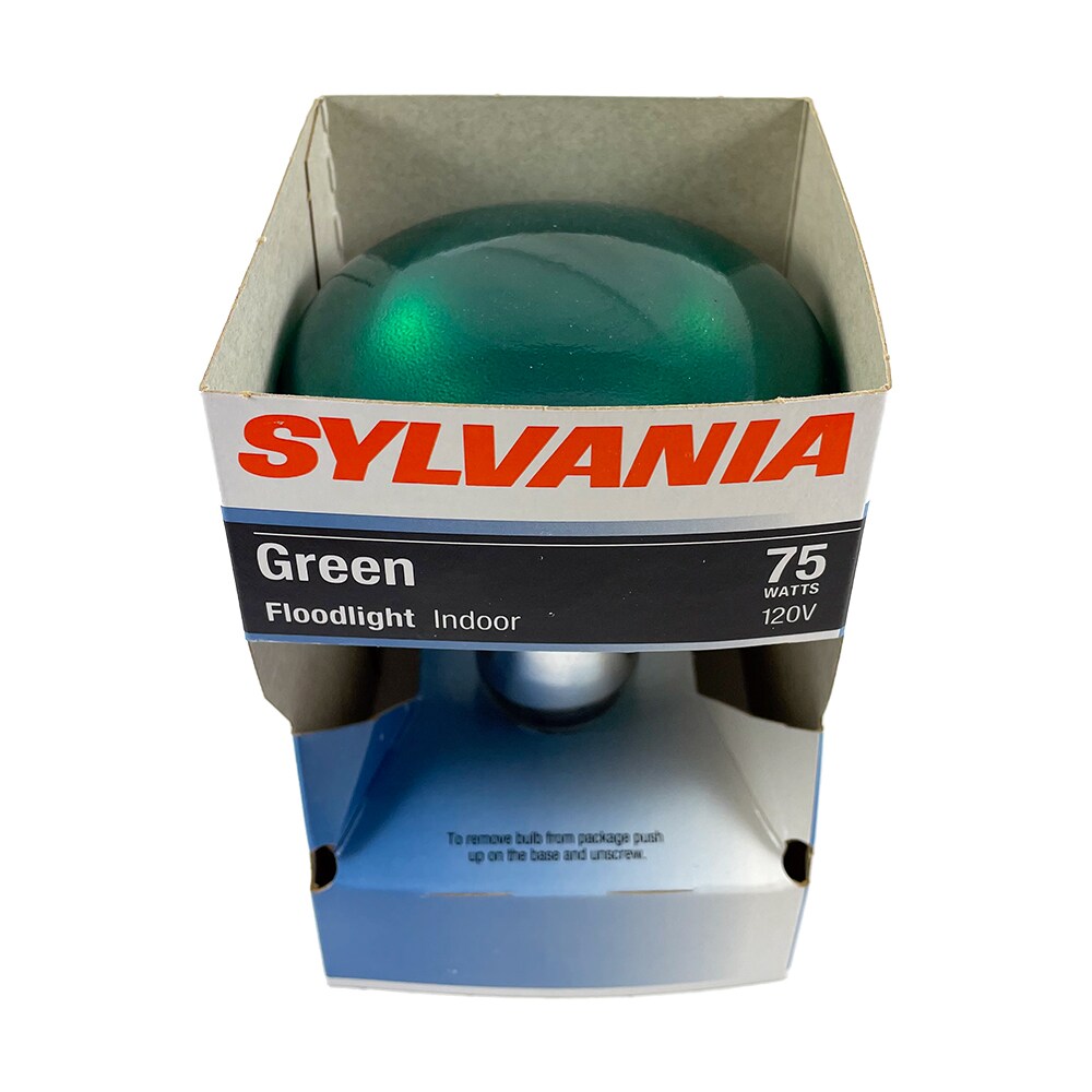 Sylvania 75W 120V Green BR30 Floodlight Incandescent Bulb