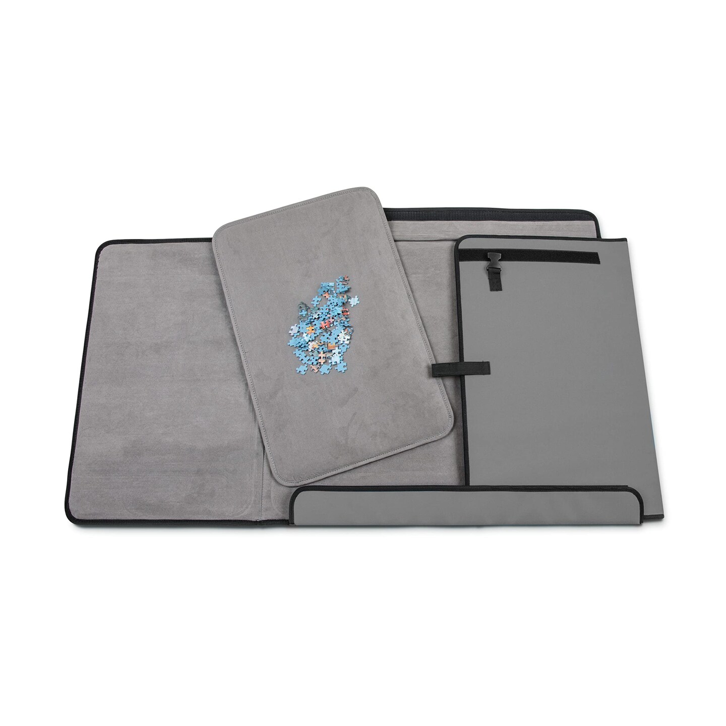 Jumbl Velcro Puzzle Portfolio Caddy, Puzzle Holder W/Puzzle Trays & Handle for 1,500-Piece Puzzles