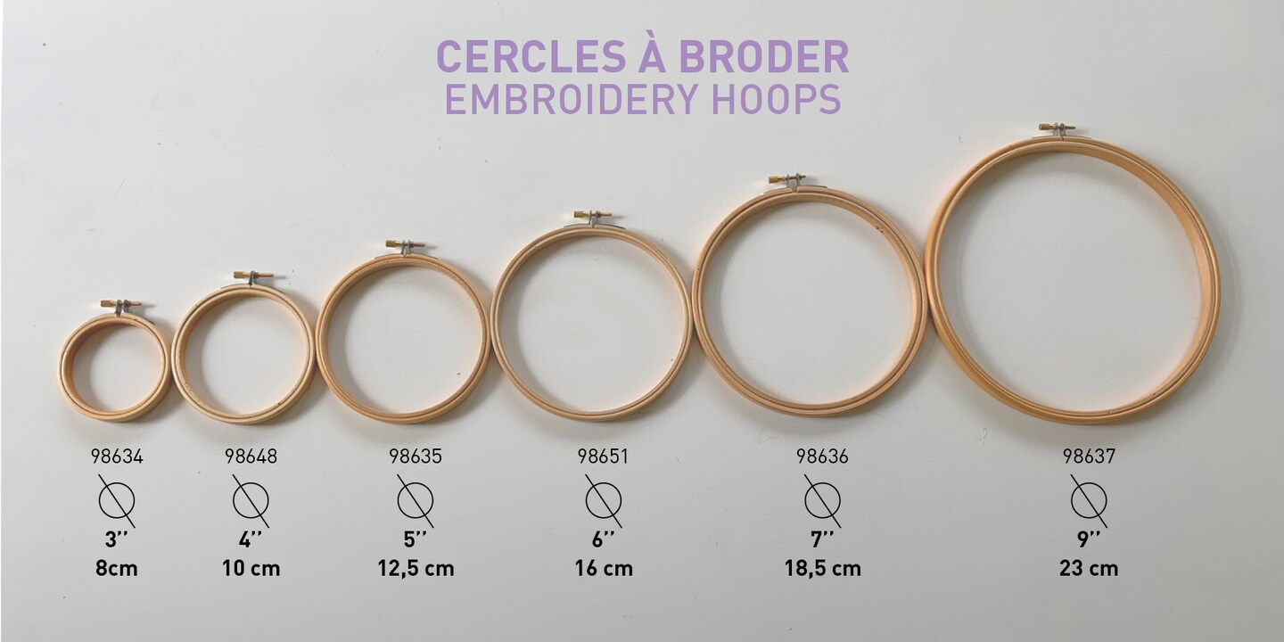 Bohin Embroidery Hoops Stitching Frames Hoops and Stands 