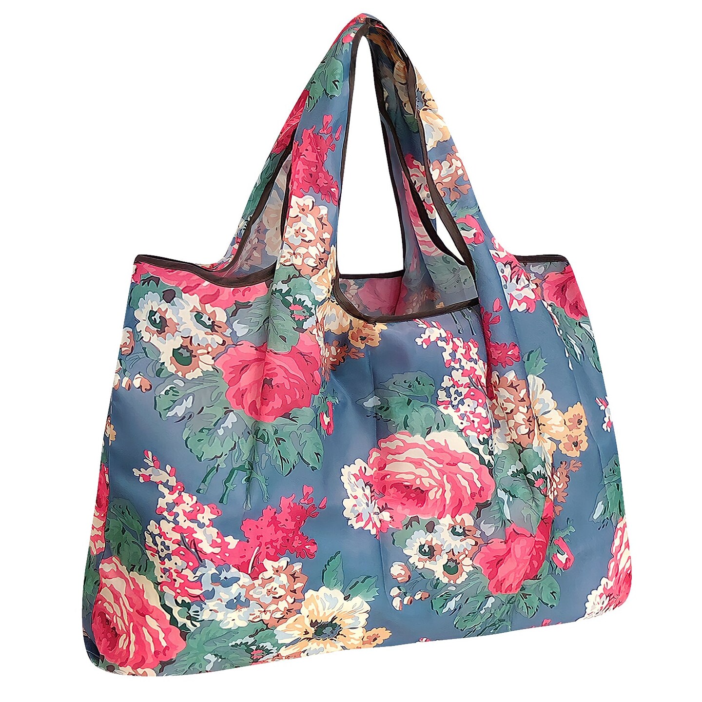 Wrapables Large Foldable Tote Nylon Reusable Grocery Bag Michaels