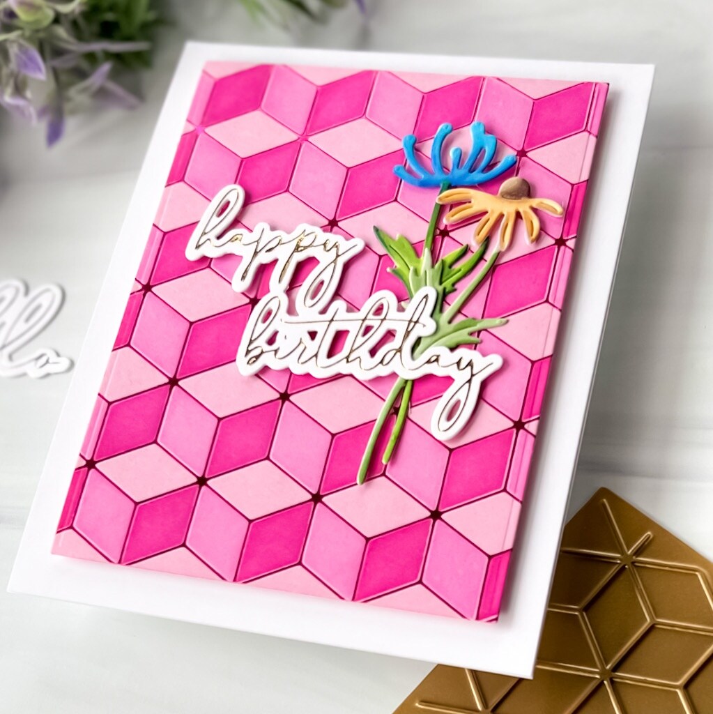 Pinkfresh Studio - Hot Foil Plates - Best Wishes