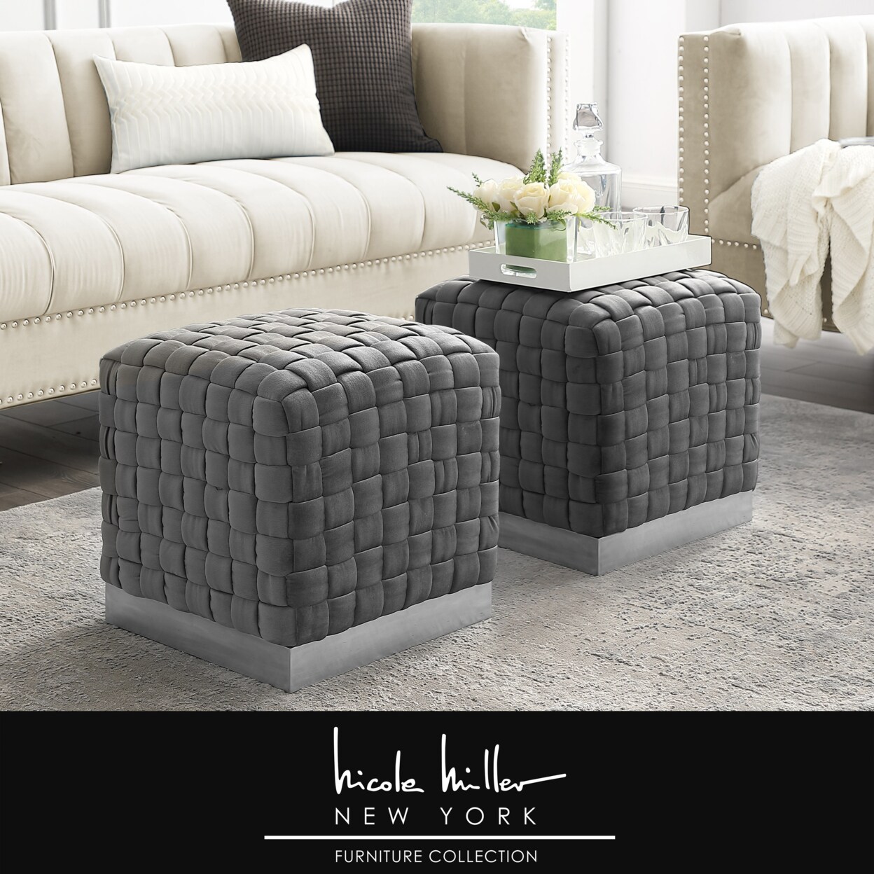 Nicole online miller ottoman