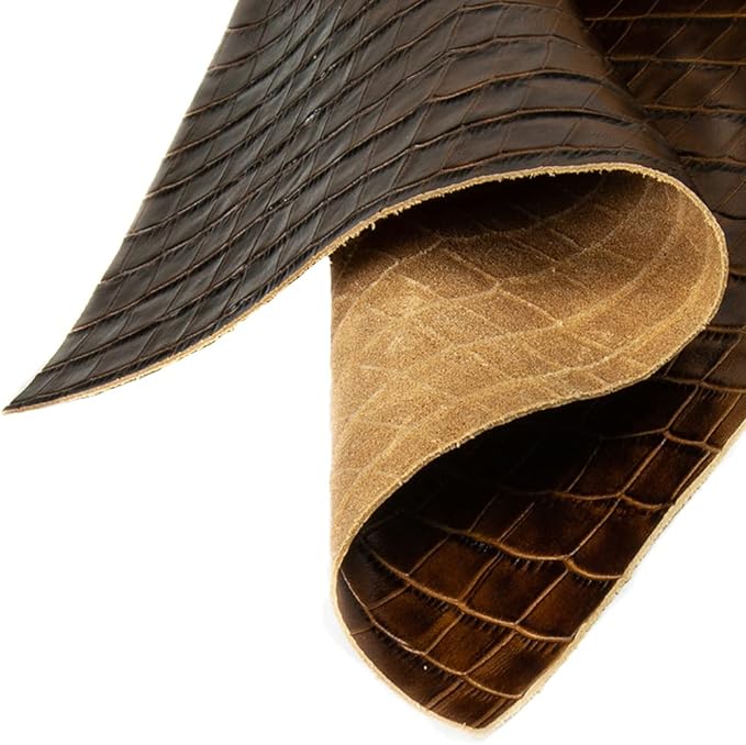 FabricLA | Genuine Leather | Tooling and Crafting Sheets | Heavy Duty Full Grain Cowhide Leathers