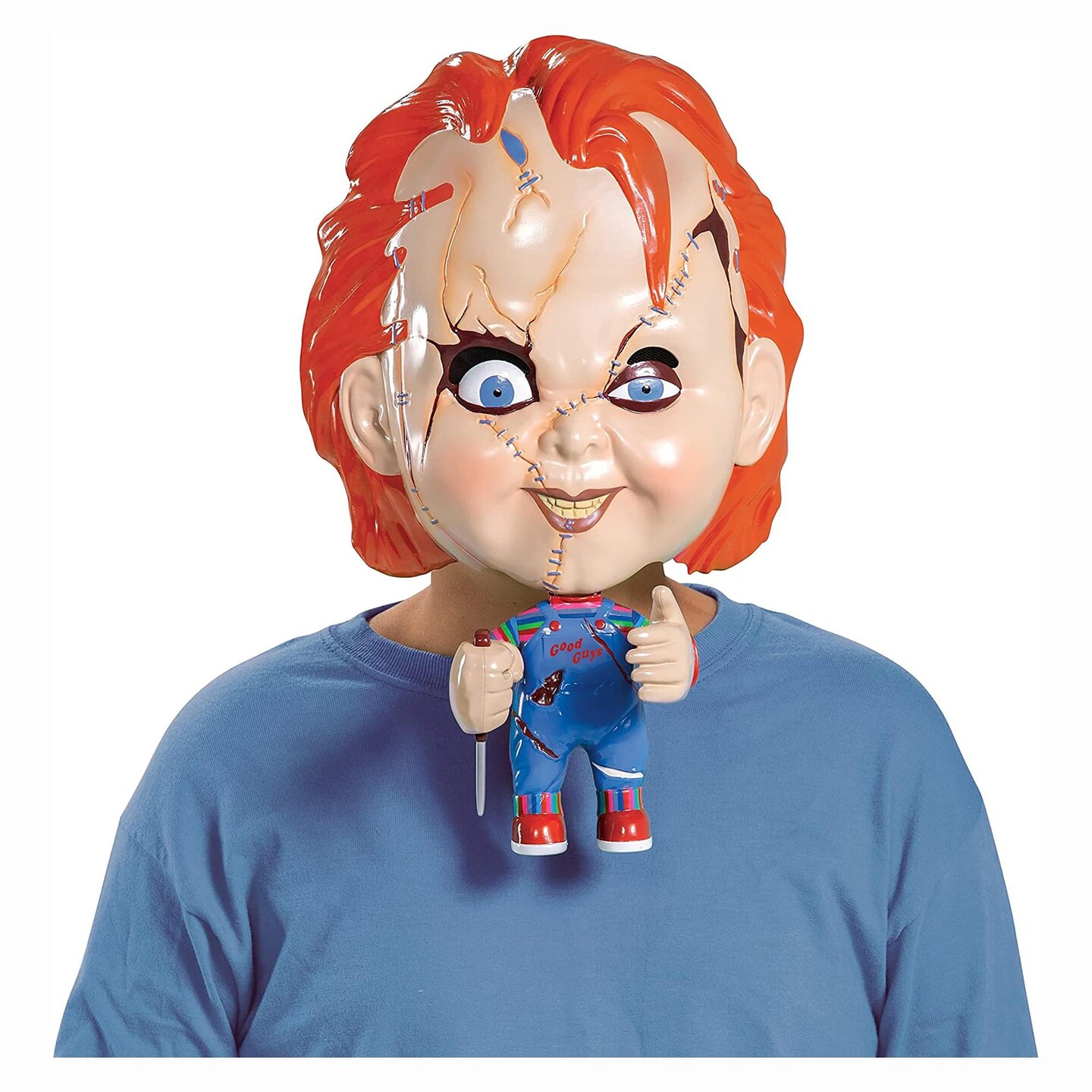 Childs Play Chucky Child Costume Move-A-Mask | One Size