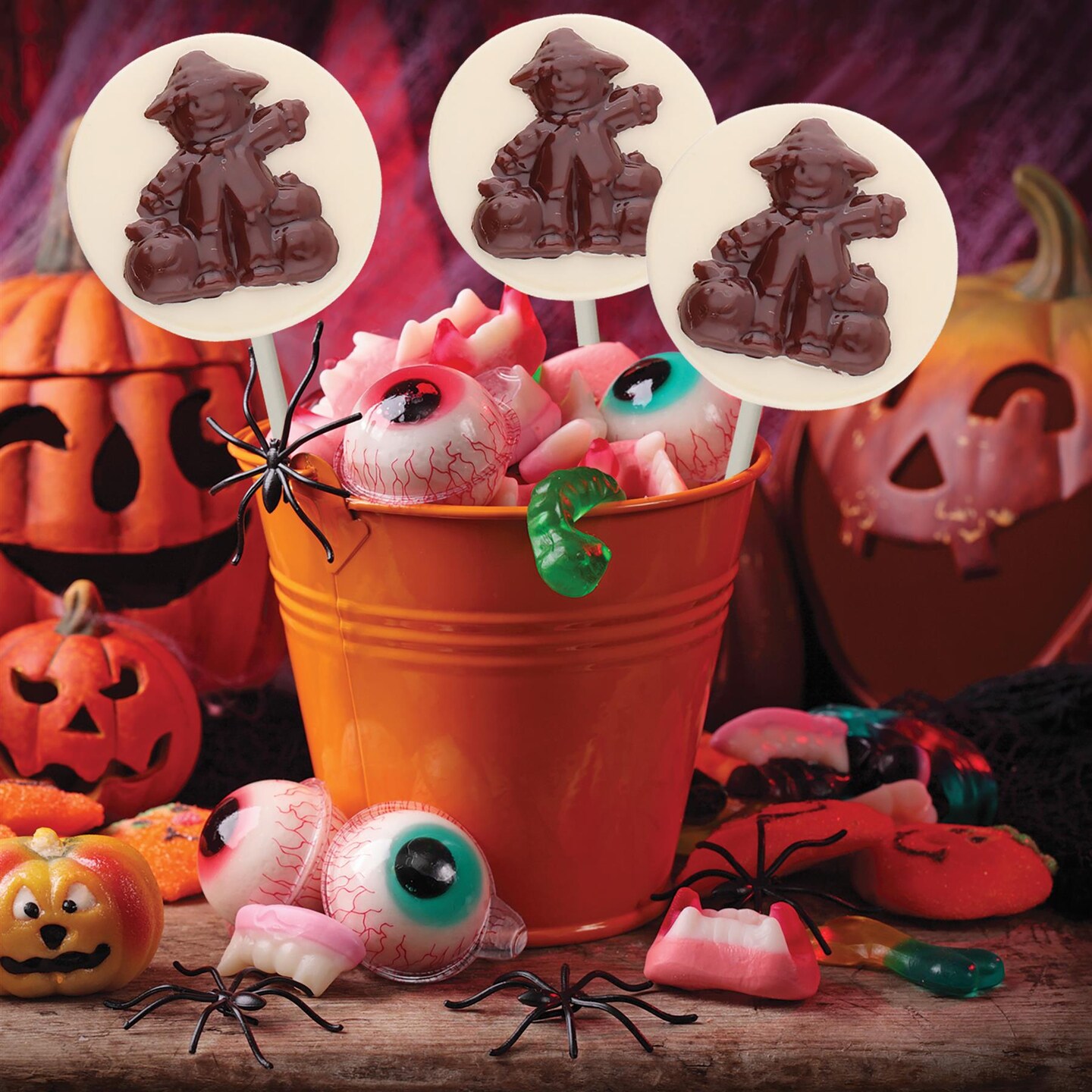 Chocolate Mold Scarecrow Lolly