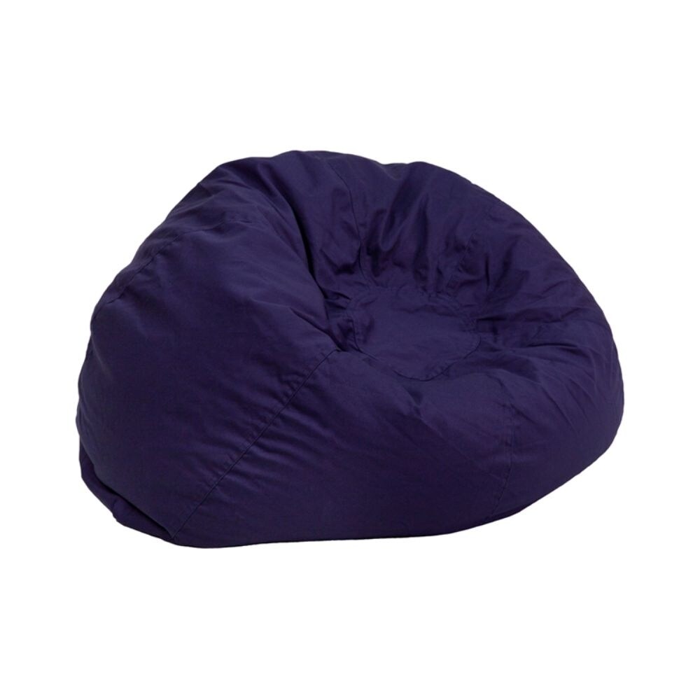Flash Furniture Fabric Kids Bean Bag Navy Blue