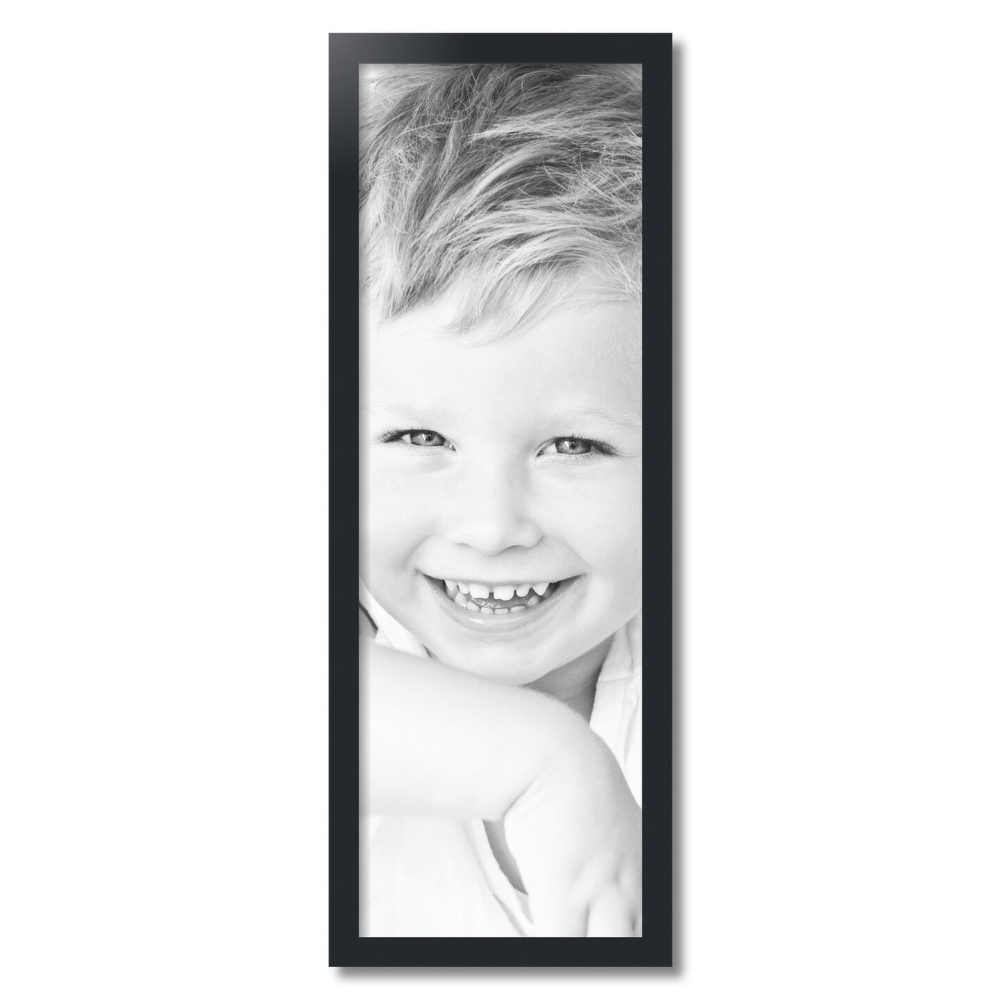 ArtToFrames 12x36 Inch Picture Frame, This 1.25 Inch Custom MDF Poster Frame is Available in Multiple Colors, Great for Your Art or Photos - Comes with Regular Acrylic and Foam Backing 3/16 inch (V-FRBW26-12x36)