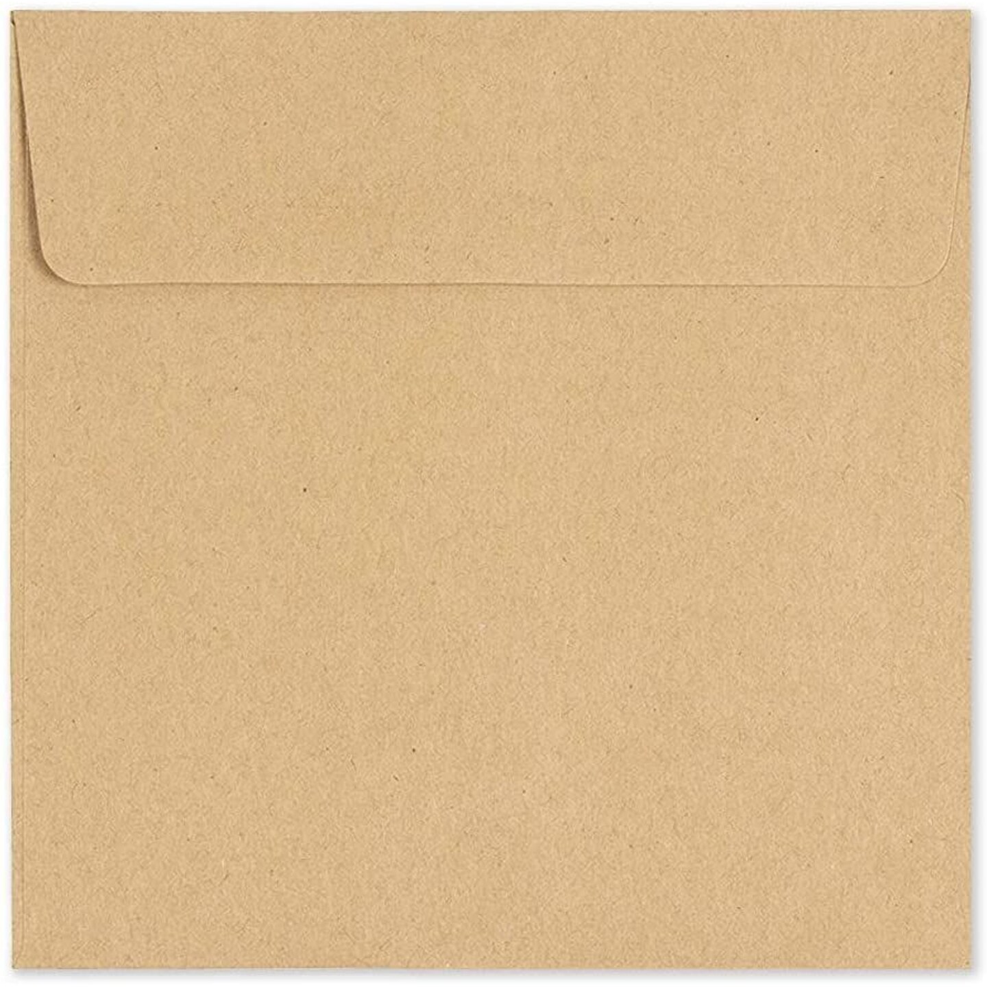 50 Pack Square Kraft Envelopes for Invitation &#x26; Greeting Cards, 5.5x5.5