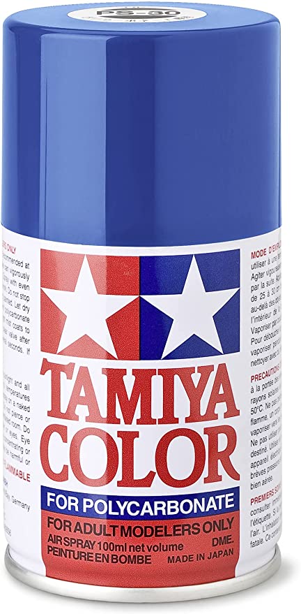 Tamiya   PS-30 Brilliant Blue Spray Paint 100ml For Polycarbinate