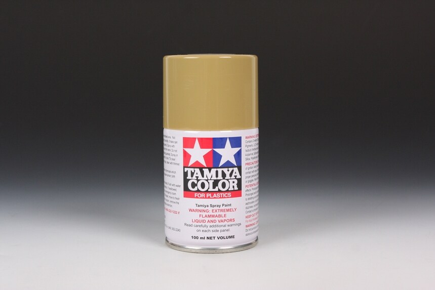 Tamiya   TS-3 Dark Yellow, 100ml Spray Lacquer Paint For Plastics