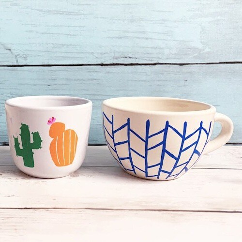 DIY Acrylic Painted Coffee Mugs - FUN! image 2