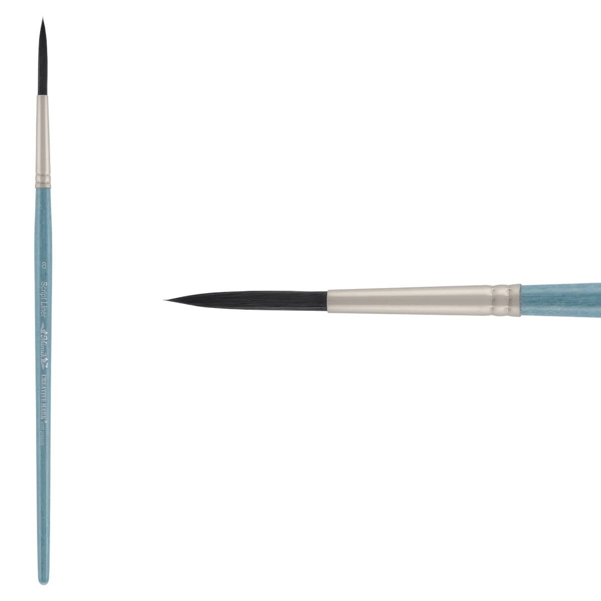 Mimik Kolinsky Synthetic Sable Short Handle Brushes