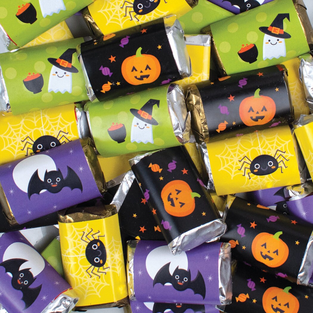 Halloween Candy Party Favors Hershey's Miniatures Chocolate - Cute Mix