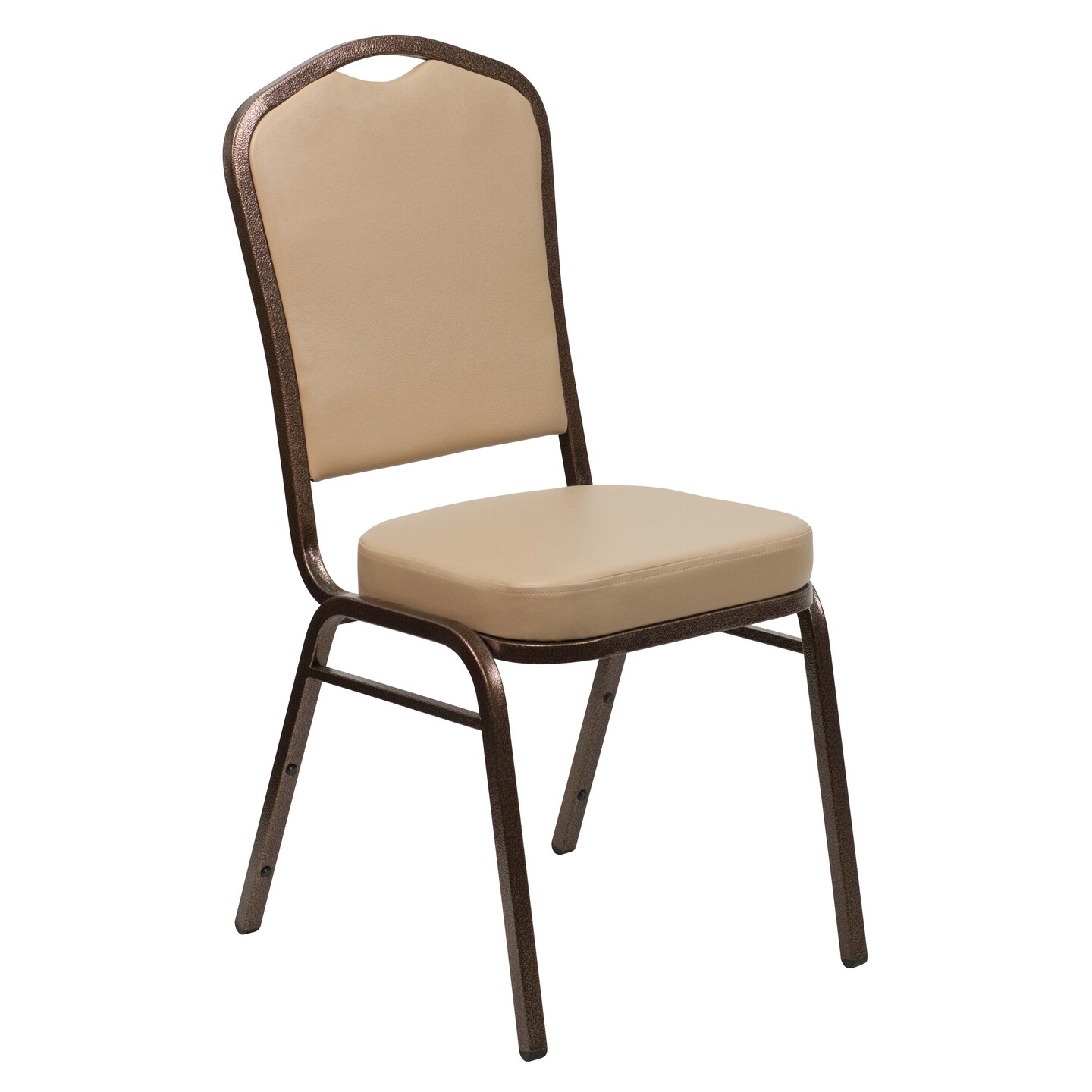 Emma and Oliver Crown Back Stacking Banquet Dining Chair