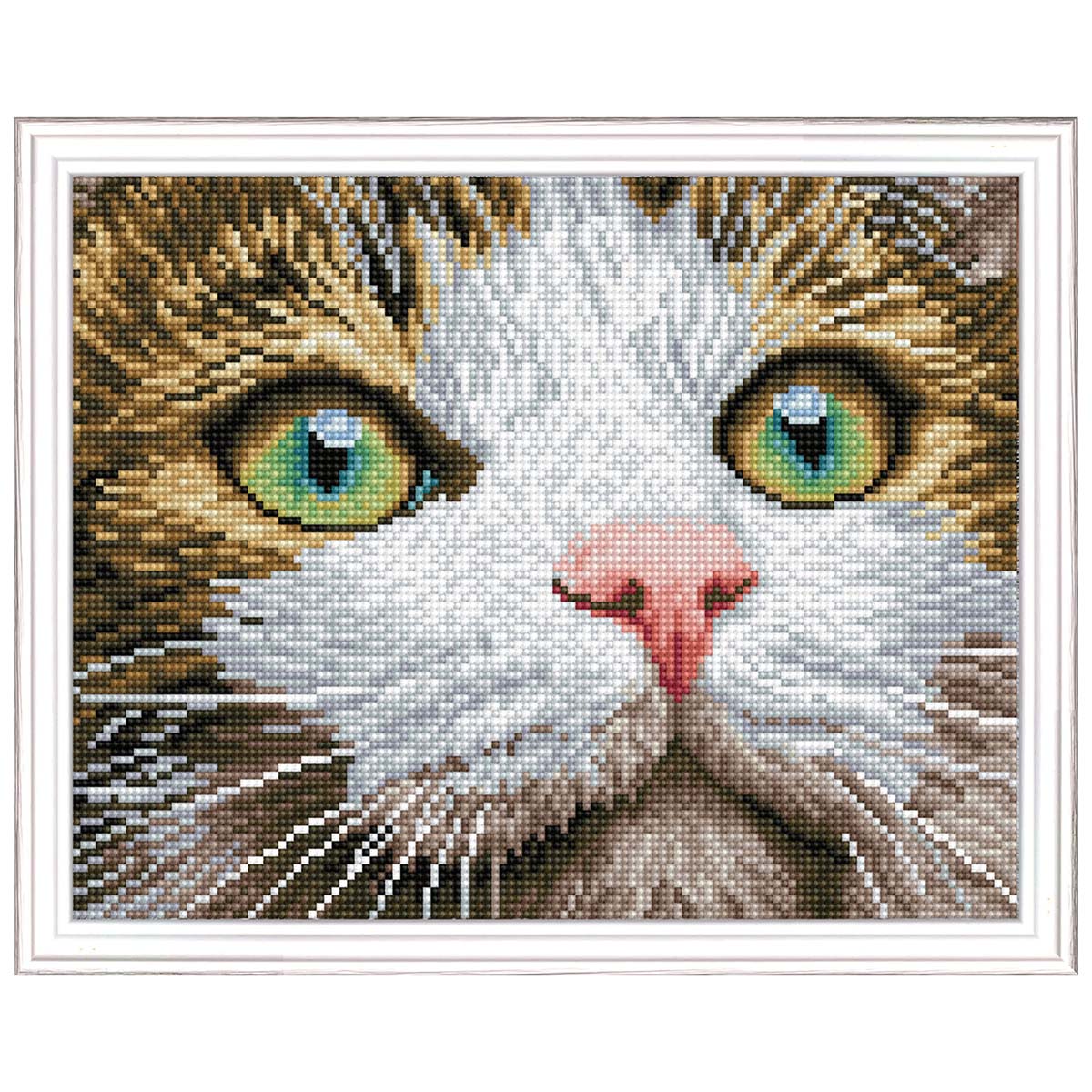 Diamond Dotz Green Eyed Beauty Kit & Frame Diamond Painting | Michaels