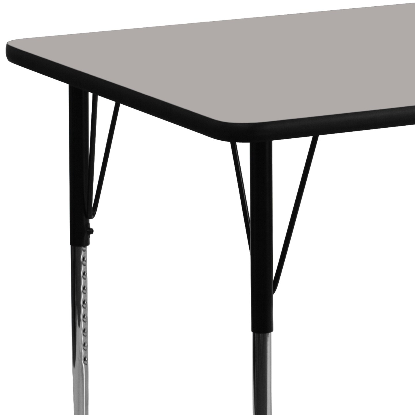 Emma and Oliver 24x60 Rectangle HP Laminate Adjustable Activity Table