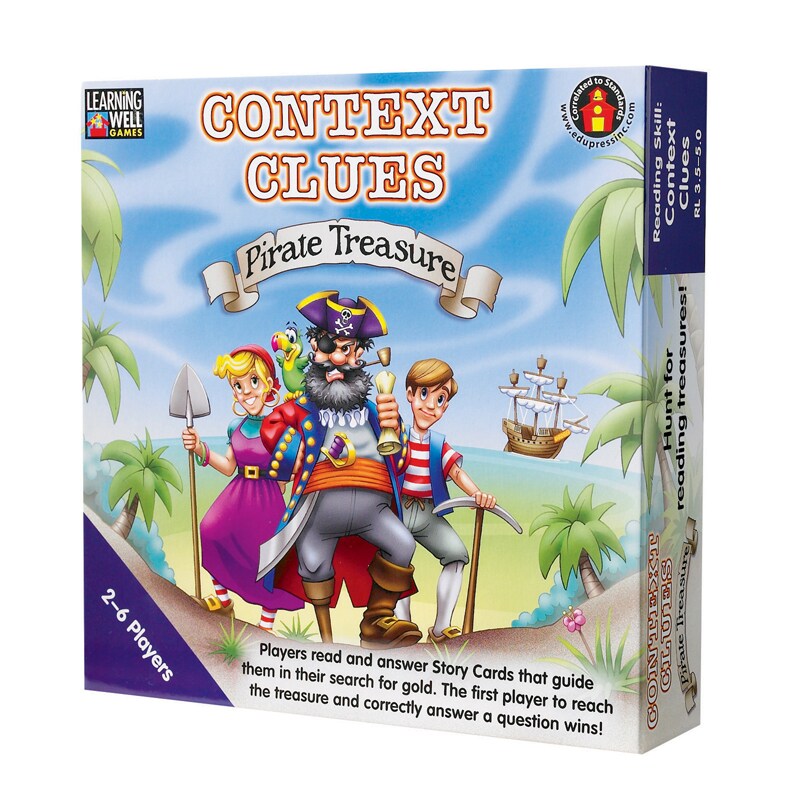 Context Clues Game Blue Level&#x2014;Pirate Treasure Game