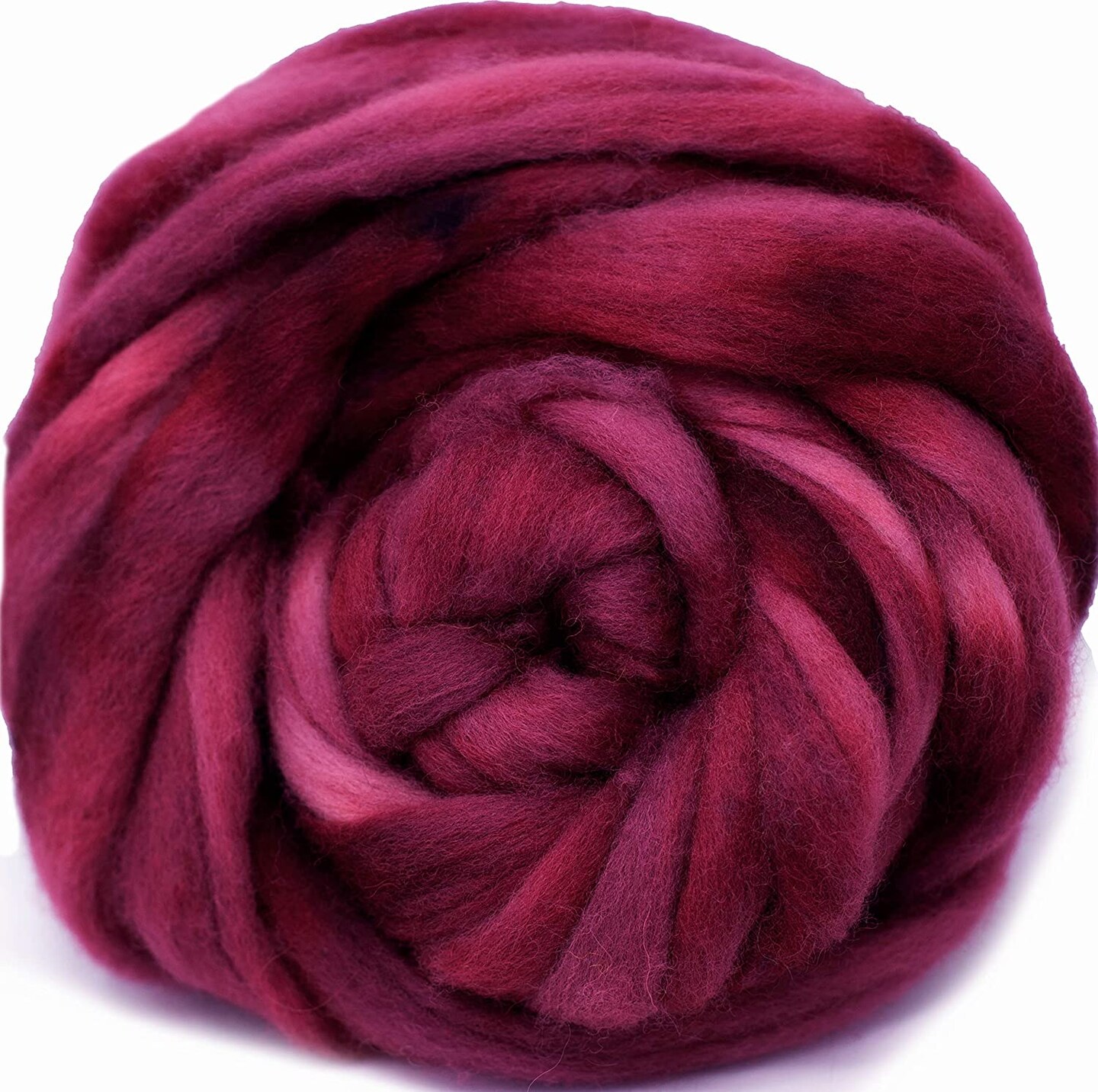 Hand Dyed BFL Wool Roving: Gorgeous tonal colorways for easy needle felting, hand spinning or weaving. Choose 1oz or 4oz