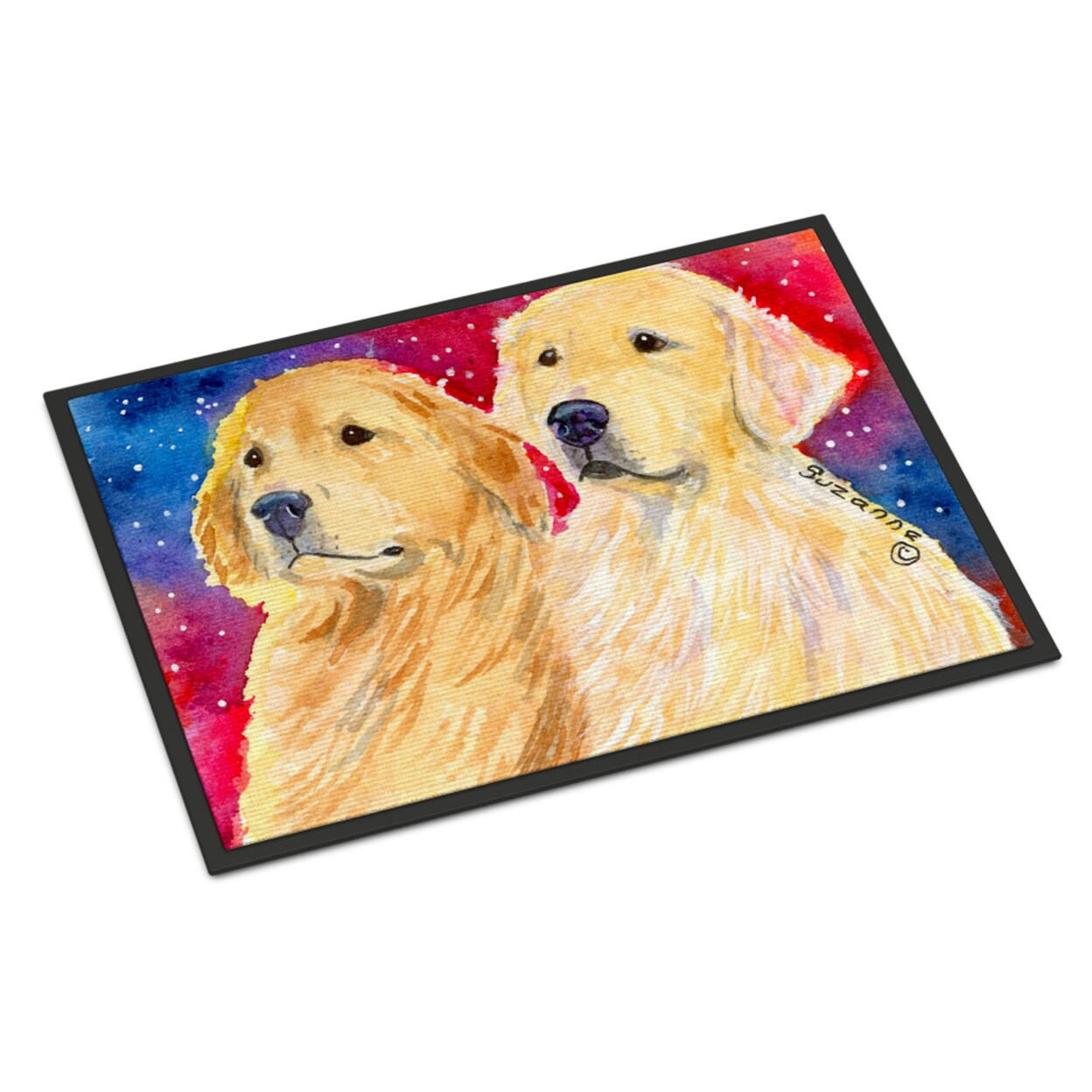 Fall Golden Retriever Doormat 