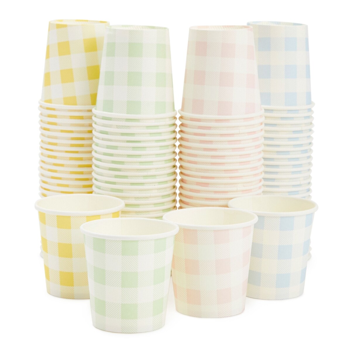 100 Pack Disposable Mini Paper Cups for Espresso, Mouthwash, Coffee ...