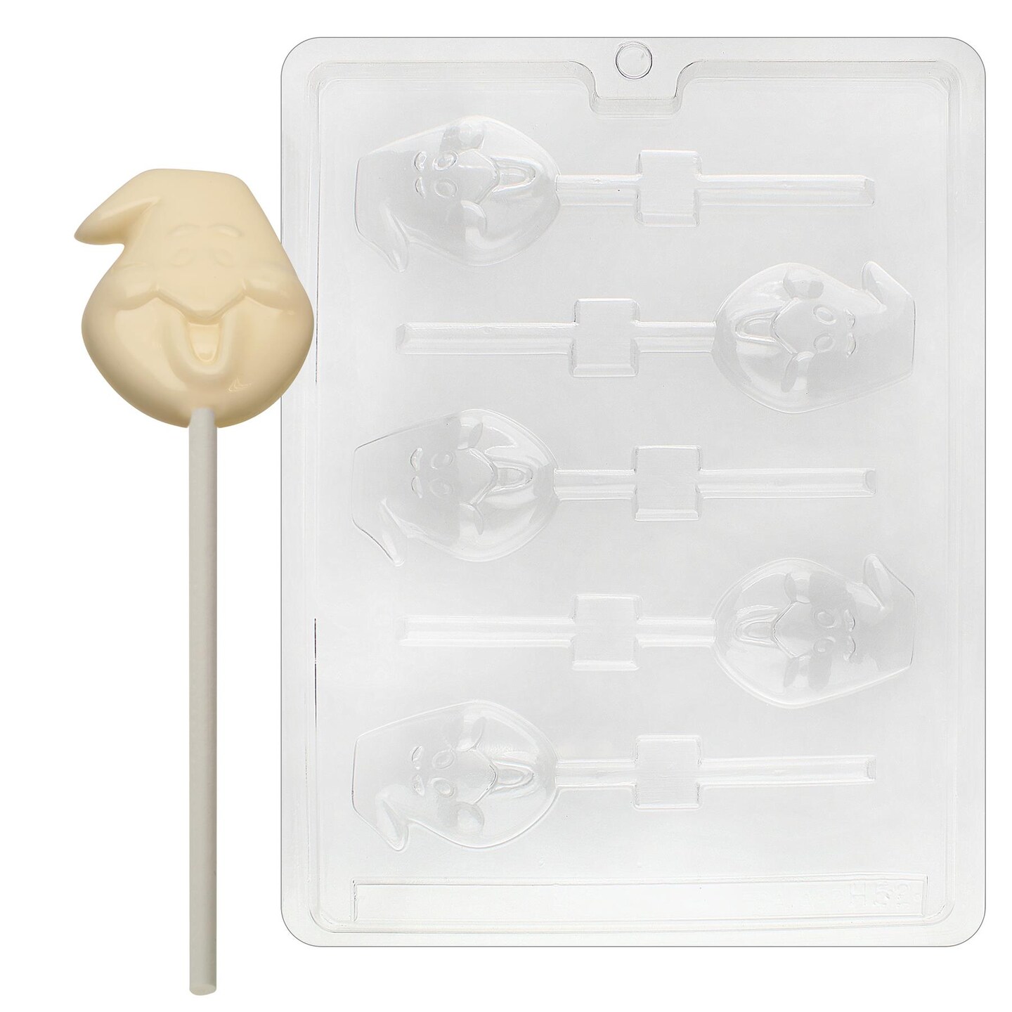Chocolate Mold Ghost Head Lolly