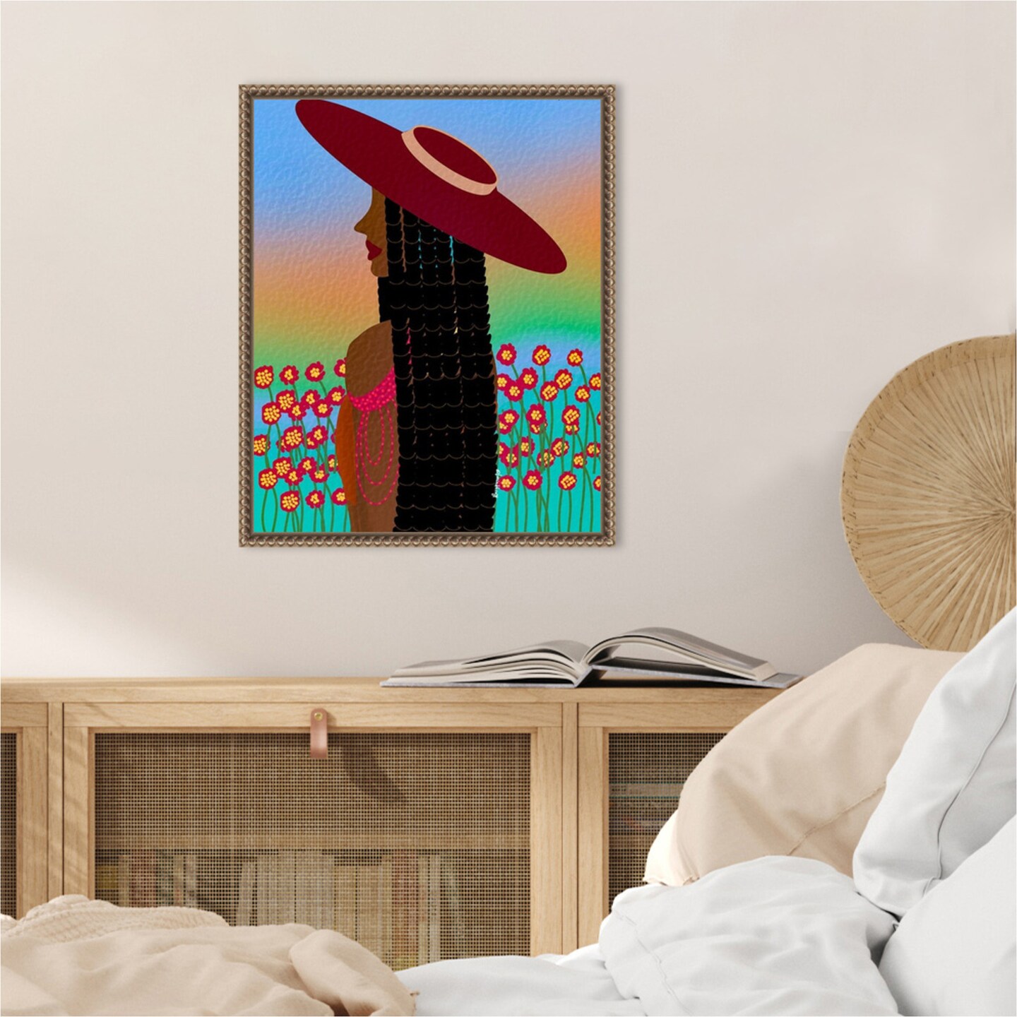 Lola Lady by Lorintheory Framed Canvas Wall Art