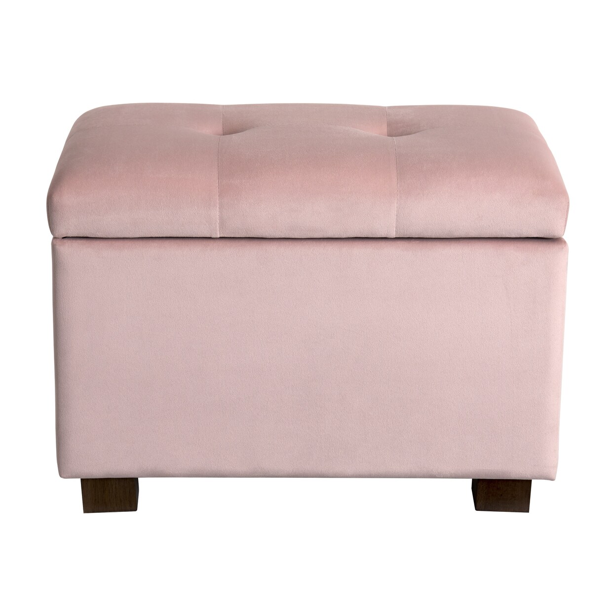 CorLiving   Velvet Ottoman with Storage