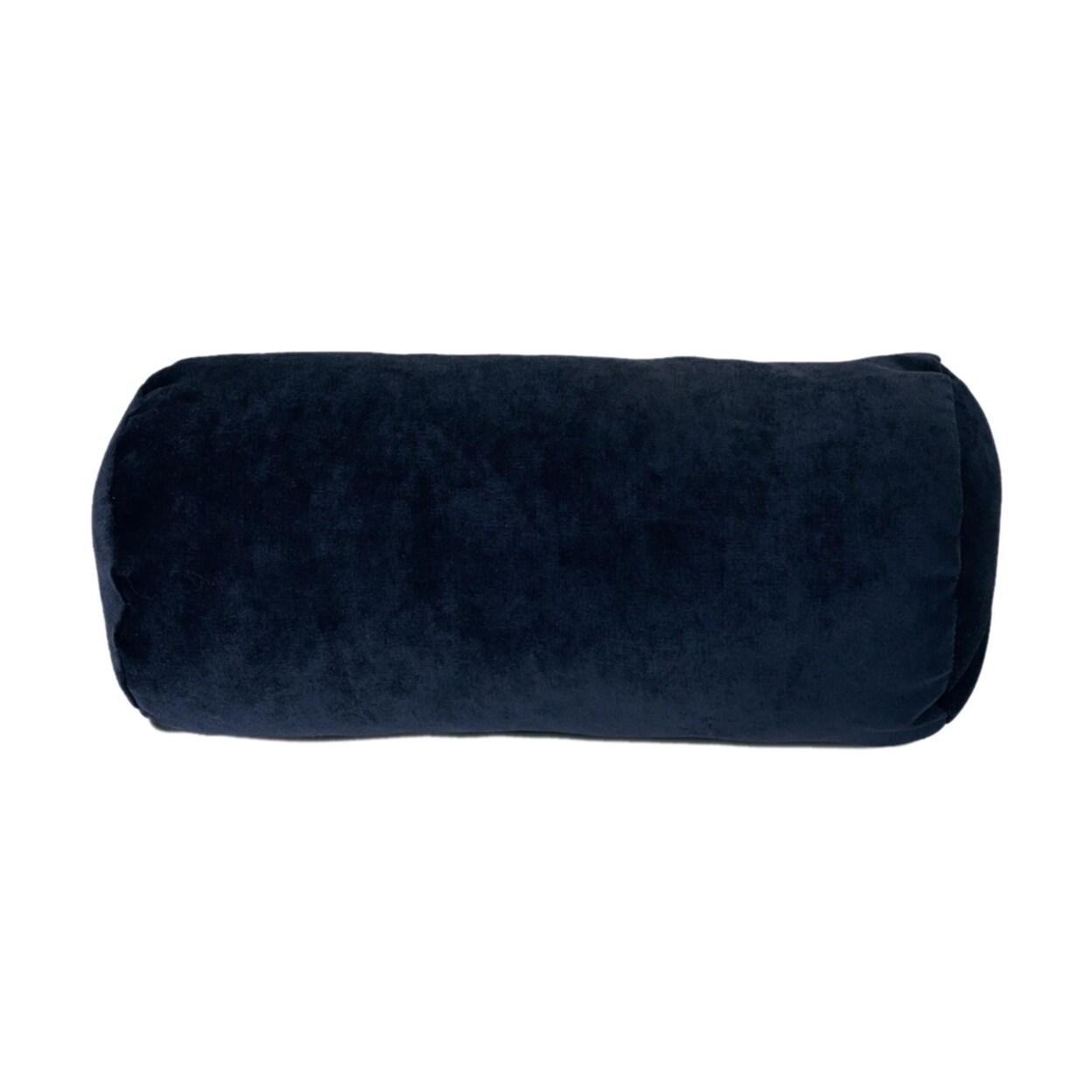 Majestic Home Goods   Decorative Villa Navy Round Bolster Pillow