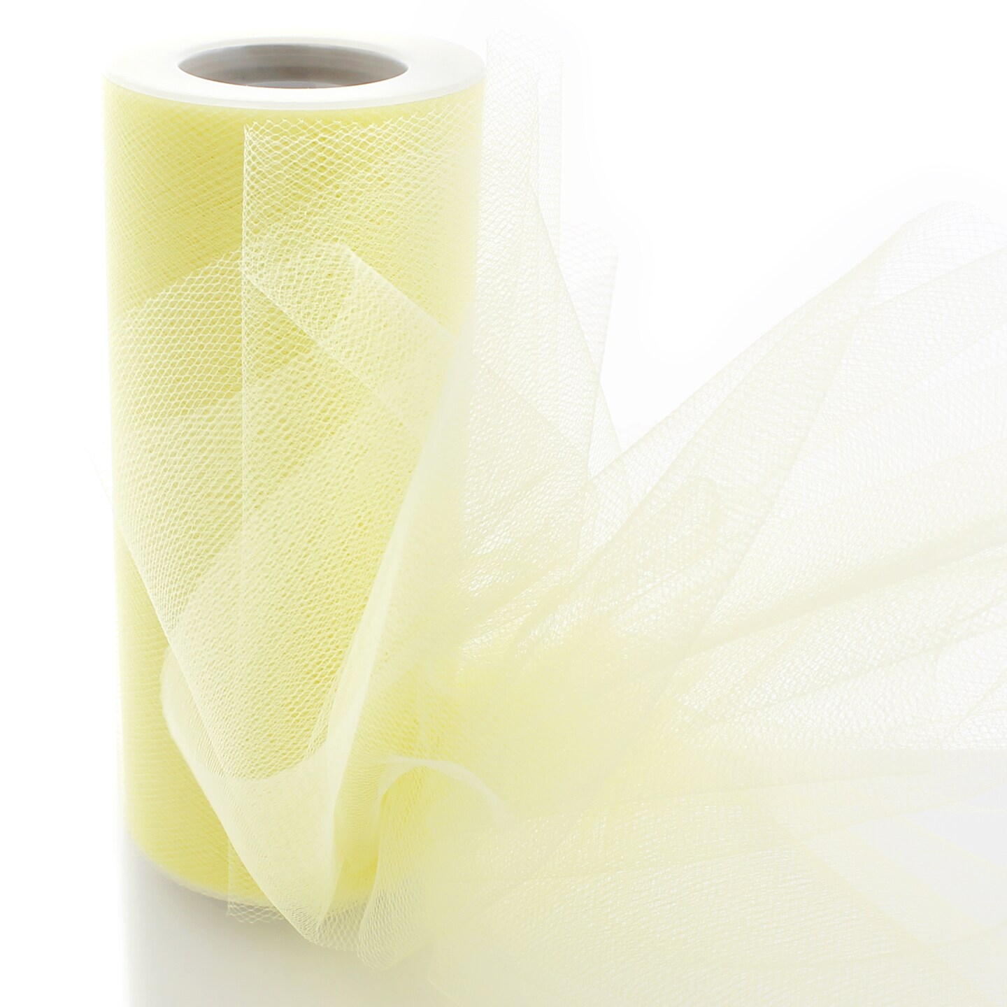 6&#x22; Premium Tulle Lemon 100 Yard