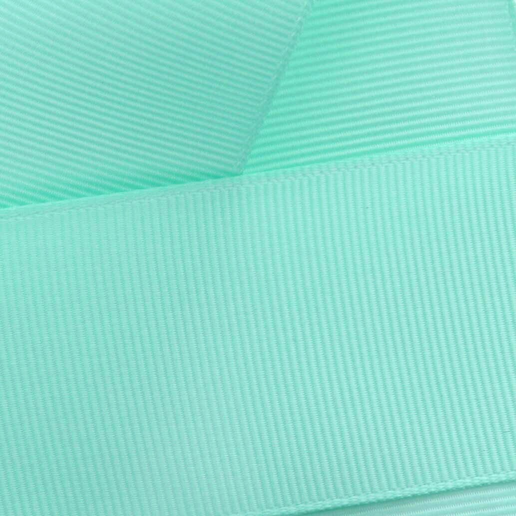 3/8&#x22; Grosgrain Ribbon Solid 314 Aqua 10 Yard