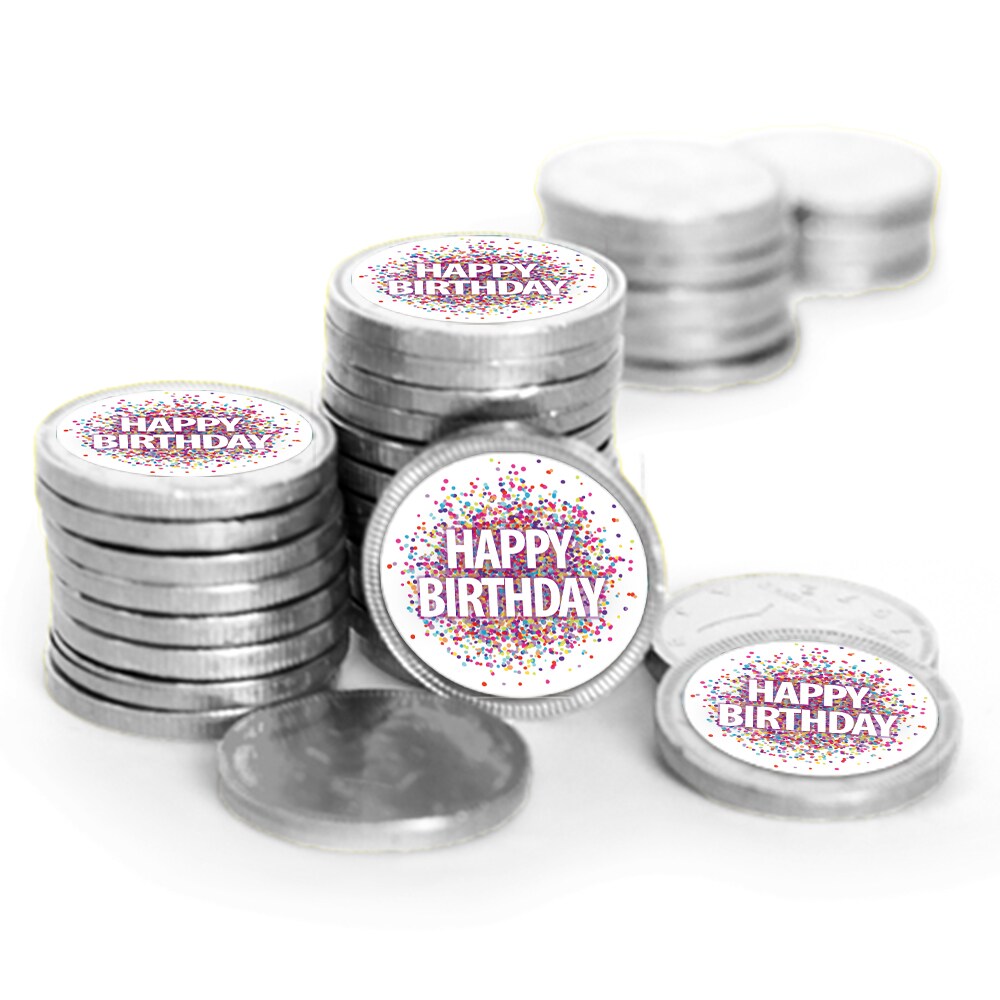 84ct Birthday Candy Party Favors Chocolate Coins By Just Candy