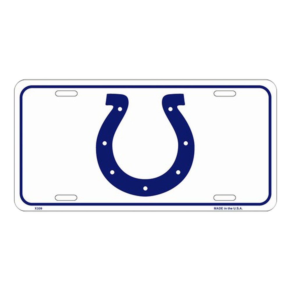 Smart Blonde Horseshoe Novelty Vanity Metal License Plate Tag Sign