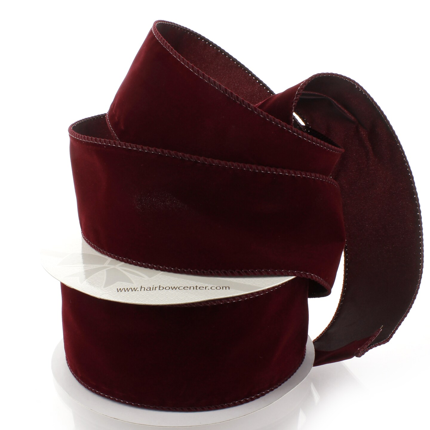 2.5&#x22; Wired Suede Velvet Ribbon