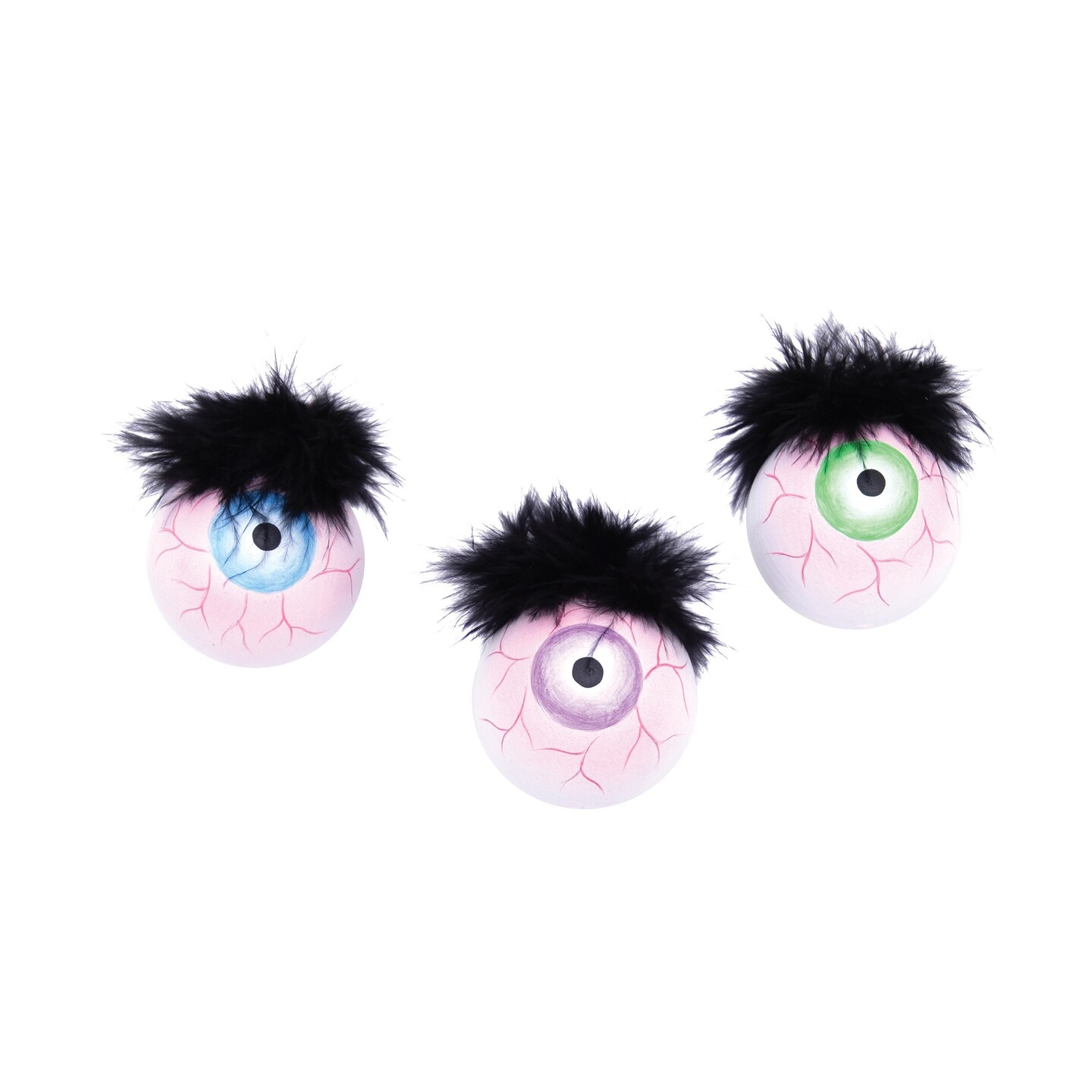 Fluffy Eyeball Halloween Ornament, A/3 Michaels