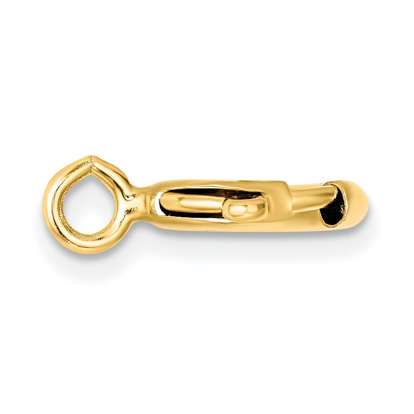 14K Gold Spring Ring Clasp