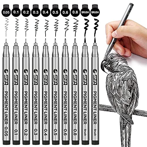 Pen, Pens, Art Pens, Drawing Pens, Fine Point Pen, Micro-Pen, Sketch Pen,  Anime Pens, Micro-Pen Set, Micro-Pens, For Art Supplies, Arts & crafts,  Drawing Supplies, Office School Supplies, Artists Line
