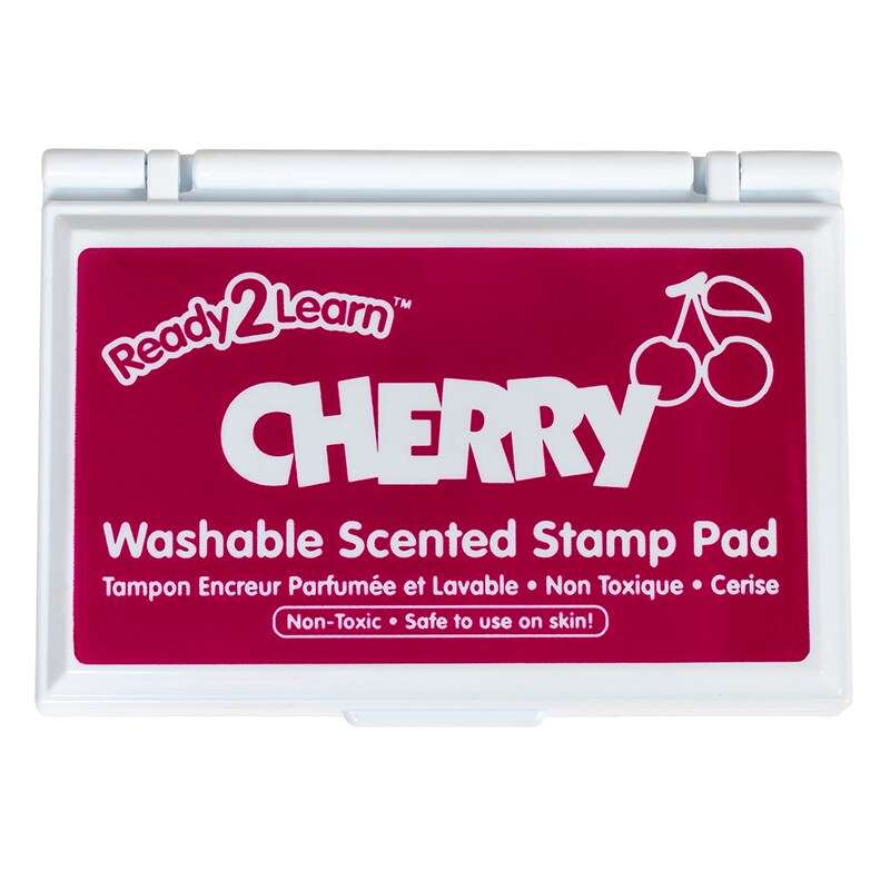 Washable Stamp Pad - Cherry Scent, Dark Red