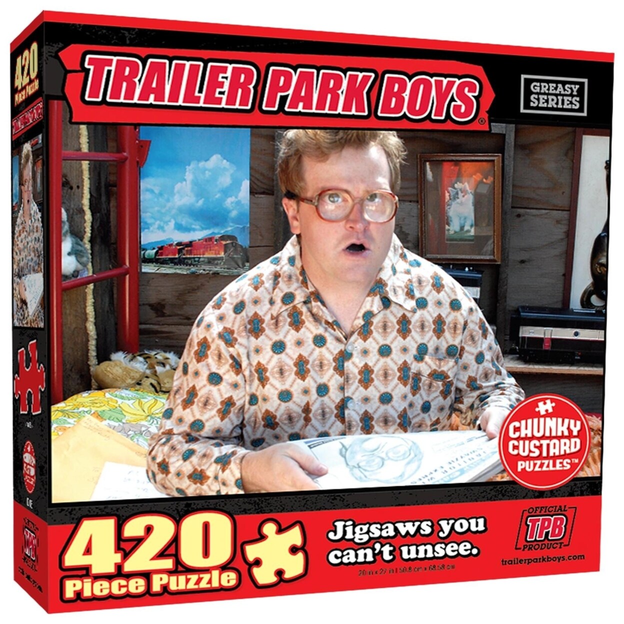 Trailer Park Boys Bubbles Shed Life 420Pc Jigsaw Puzzle Mighty Mojo Tv Series
