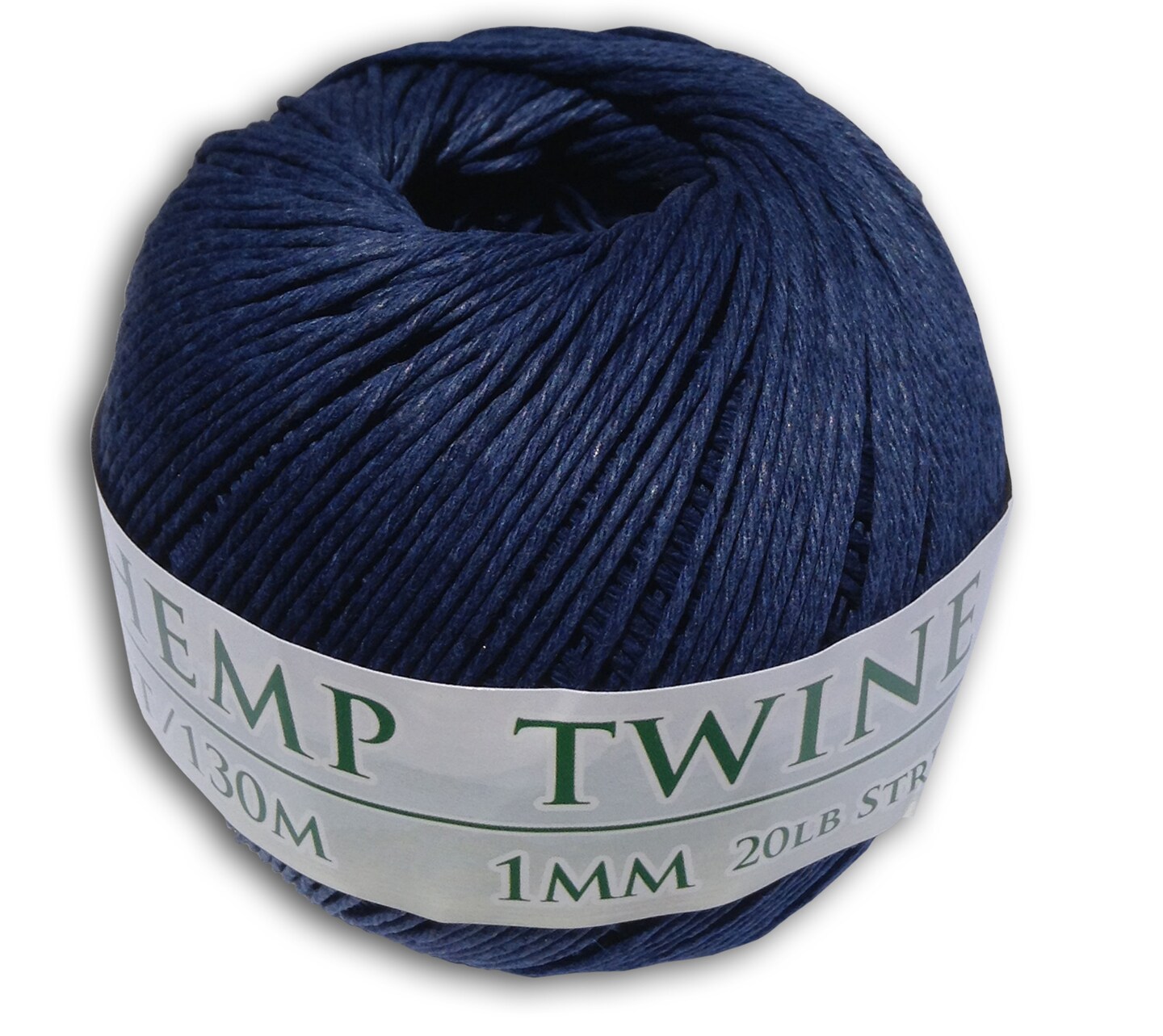 Hemptopia, Hemp Twine Ball, 430ft, 20lb test strength, Multiple colors, All Natural