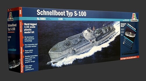 Italeri  1/35 SCHNELLBOOT S100 Plastic Model
